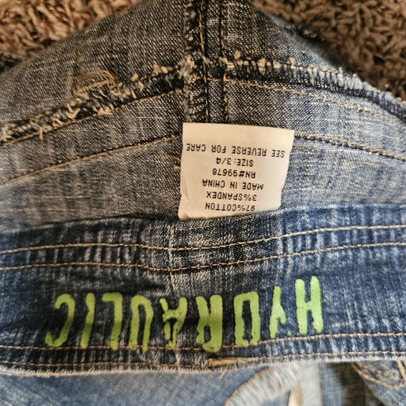 Hydraulic Blue Denim Mini Skirt - Picture 9 of 9